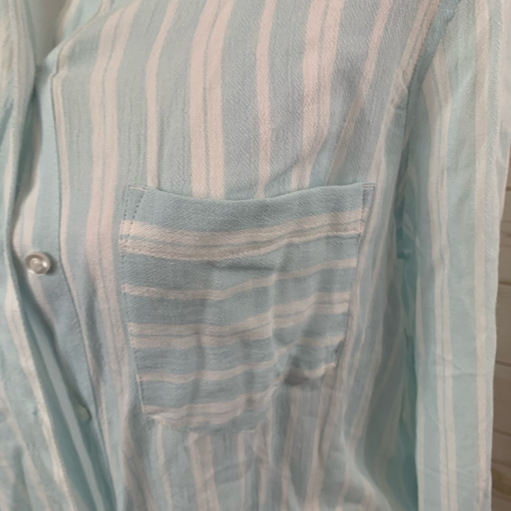 Abound Light Blue white Button Down Shirt - Picture 5 of 11